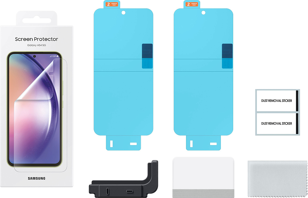 Защитная пленка Samsung для Galaxy A54 EF-UA546CTEGRU, цвет прозрачный - фото 3