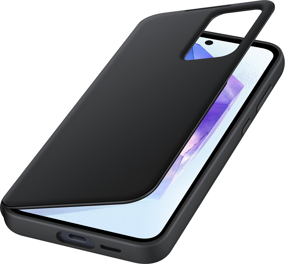 Чехол-книжка Samsung Smart View Wallet Case Galaxy A55 черный EF-ZA556CBEGRU - фото 4