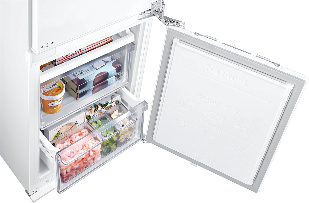 Встраиваемый холодильник Samsung BRB30615EWW с увеличенным полезным объёмом SpaceMax, 298 л BRB30715EWW, цвет белый - фото 6