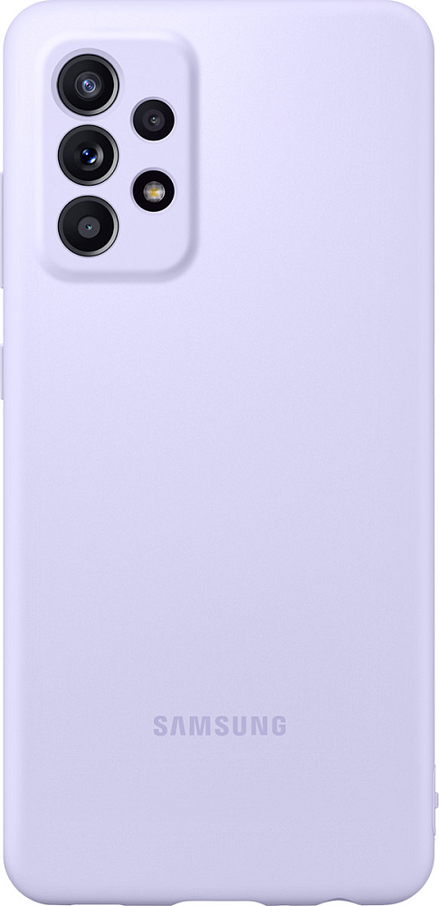 Чехол Samsung Silicone Cover для Galaxy A52 фиолетовый