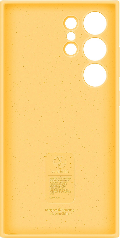 Чехол Samsung Silicone Case S24 Ultra желтый EF-PS928TYEGRU - фото 5