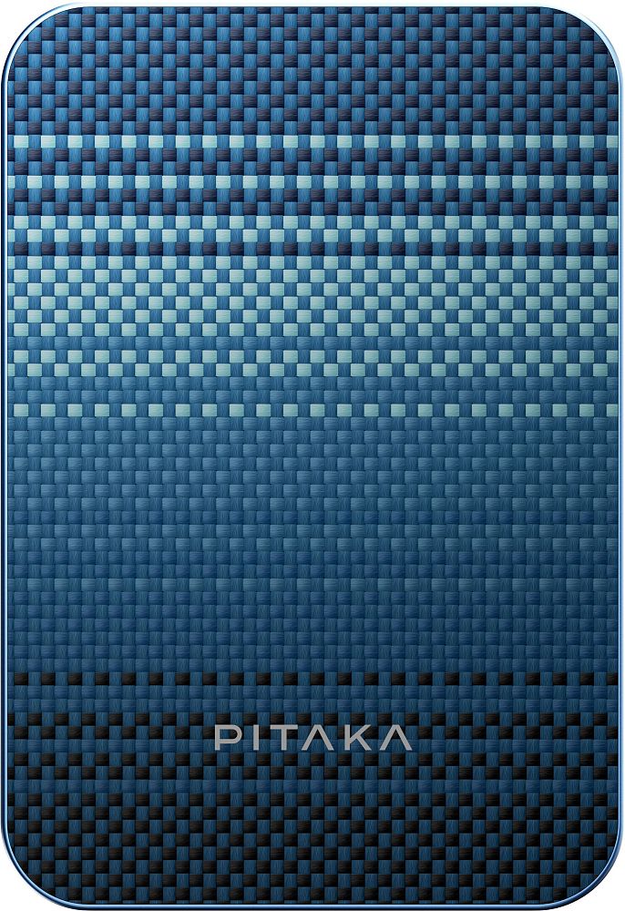 

Внешний аккумулятор Pitaka Power Bank Qi2, 5000mAh синий, Power Bank Qi2, 5000mAh синий