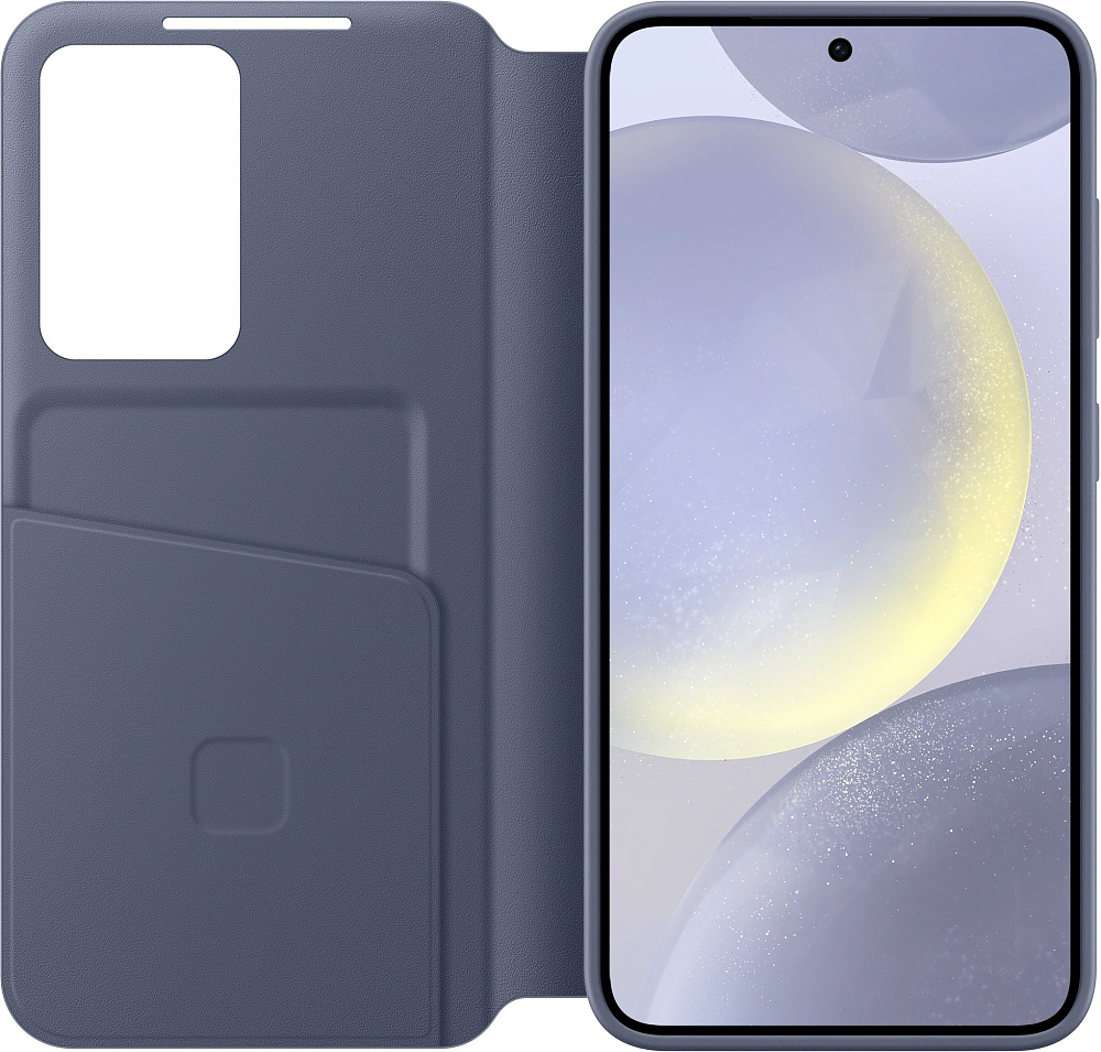 Чехол-книжка Samsung Smart View Wallet Case S24 фиолетовый EF-ZS921CVEGRU - фото 3