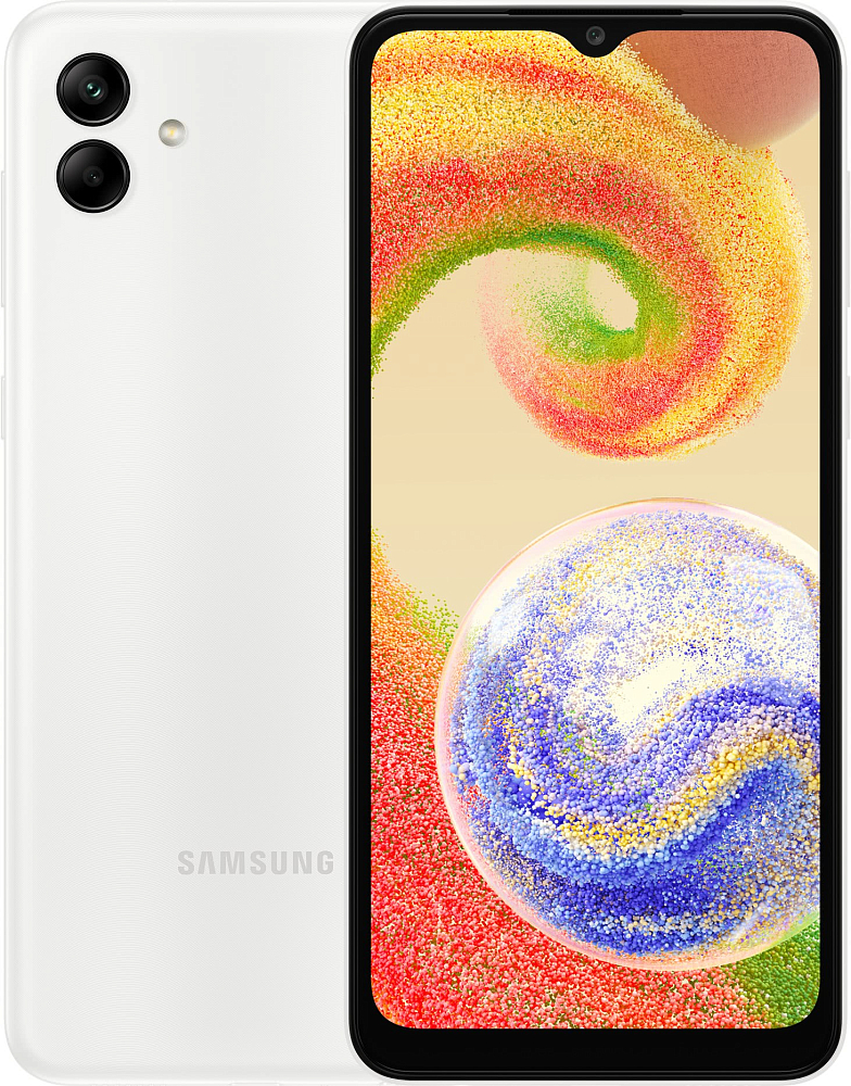 

Смартфон Samsung Galaxy A04 64 ГБ белый, Galaxy A04 64 ГБ белый