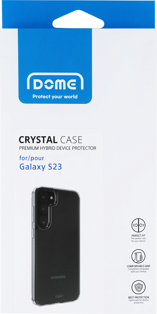 Чехол Whitestone Dome Crystal Case для Galaxy S23 прозрачный 8809365407781 - фото 3