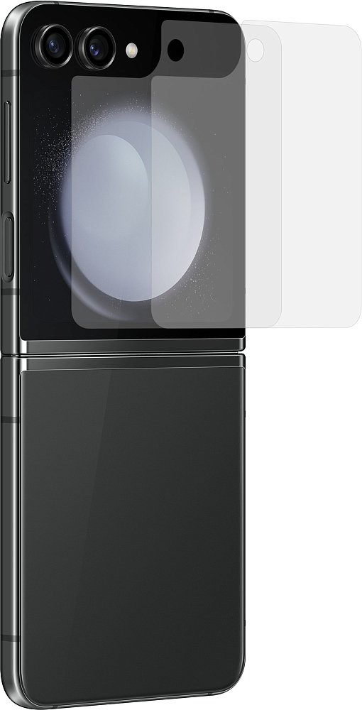 Защитная пленка Samsung Front Protection Film Z Flip5 для внешнего дисплея, 2 шт. прозрачный EF-UF731CTEGRU