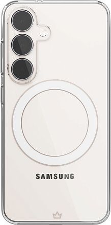 Чехол VLP Puro Case MagSafe для Galaxy S25, поликарбонат прозрачный Фото 2