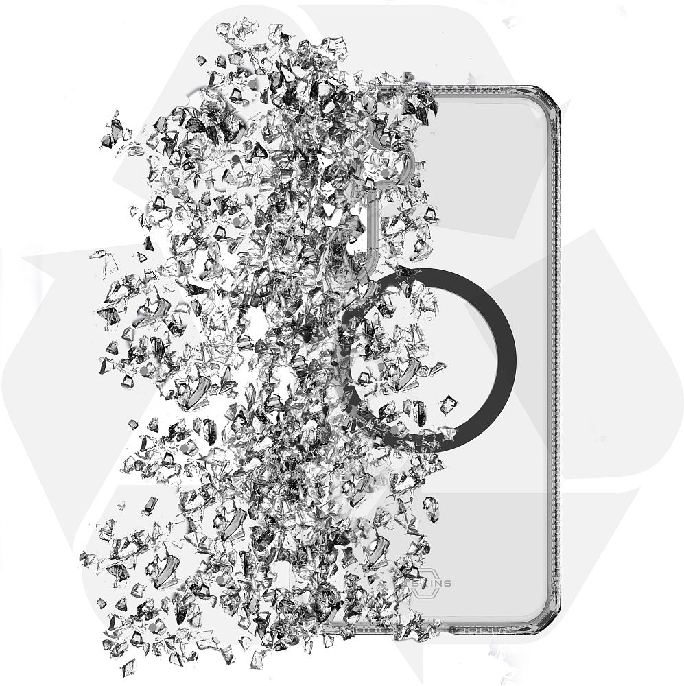 Чехол Itskins Hybrid Clear для Galaxy S25 дымчатый фото 7