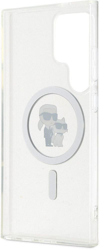 Чехол Karl Lagerfeld Choupette MagSafe для Galaxy S24 Ultra прозрачный фото 4