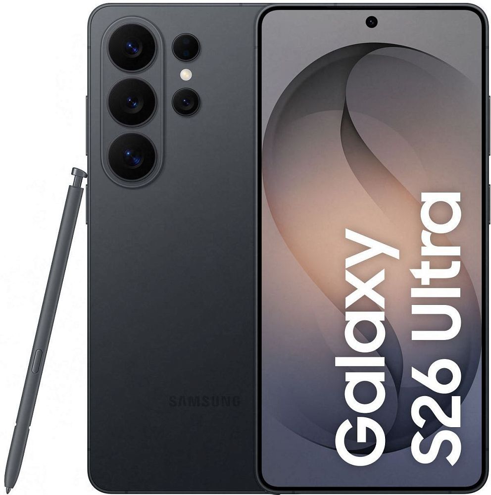 

Смартфон Samsung Galaxy S26 Ultra 256 ГБ черный, Galaxy S26 Ultra 256 ГБ черный