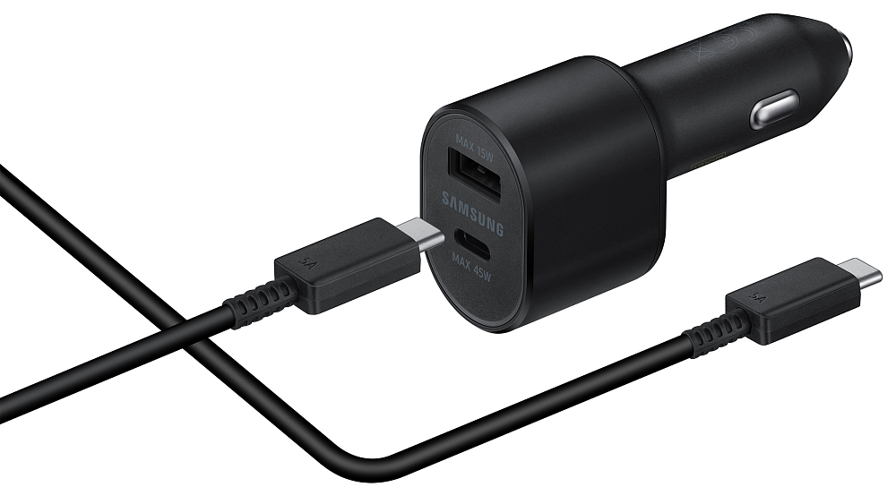 Автомобильное зарядное устройство Samsung EP-L5300X USB Type-C компактное, с функцией быстрой зарядки черный EP-L5300XBEGRU - фото 3