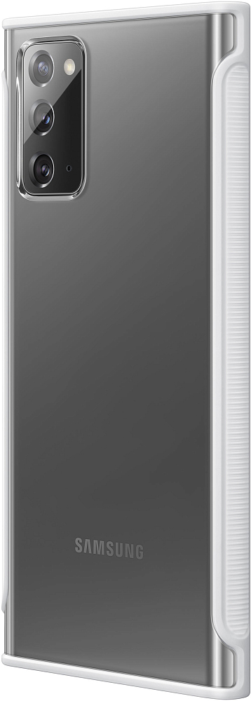 Чехол Samsung Clear Protective Cover для Galaxy Note20 белый EF-GN980CWEGRU - фото 5