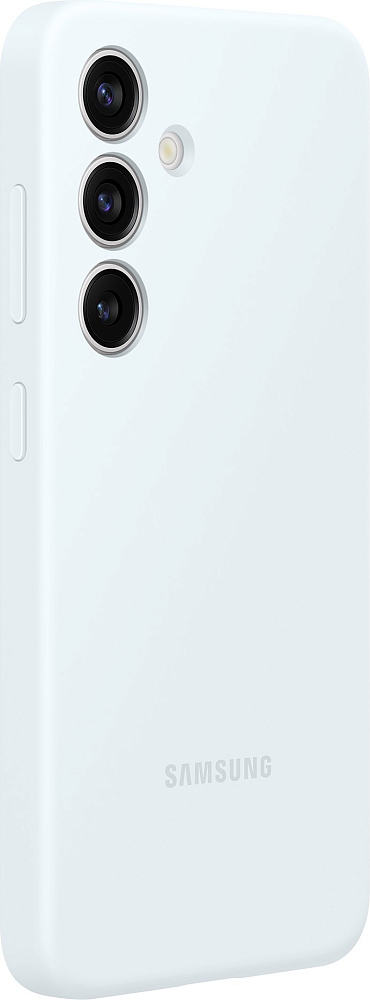Чехол Samsung Silicone Case S24 белый EF-PS921TWEGRU - фото 3