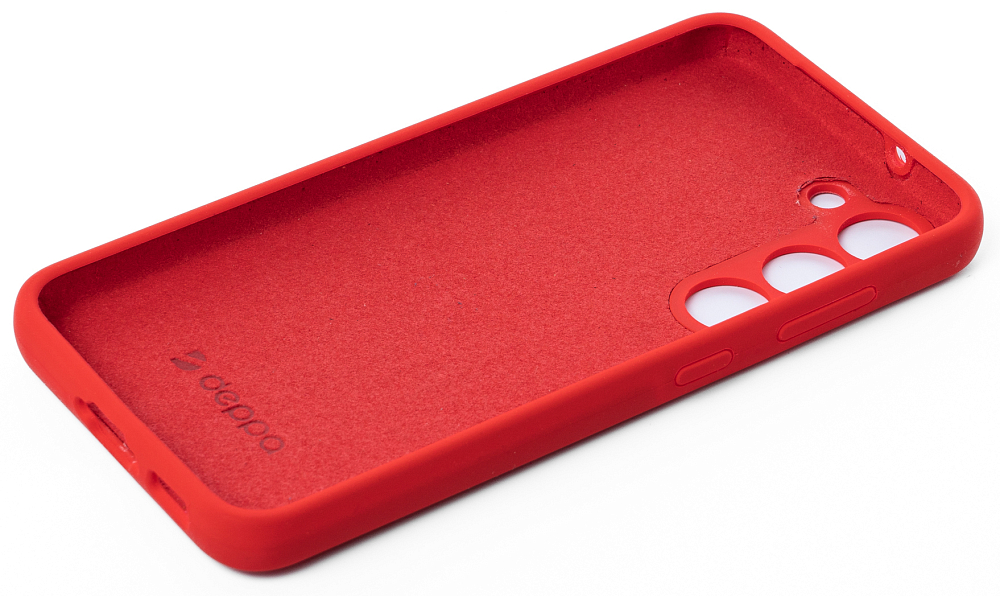 Чехол Deppa Liquid Silicone Pro для Galaxy S23 Красный 88374 - фото 3