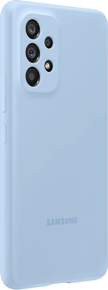 Чехол Samsung Silicone Cover Galaxy A53 5G Голубой EF-PA536TLEGRU - фото 3