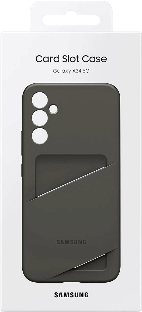 Чехол Samsung Card Slot Case A34 черный EF-OA346TBEGRU - фото 7