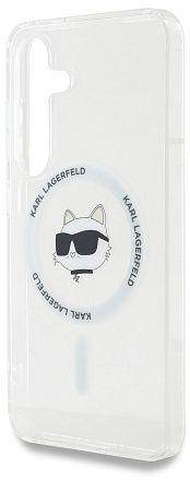 Чехол Karl Lagerfeld NFT Choupette MagSafe для Galaxy S25+ прозрачный