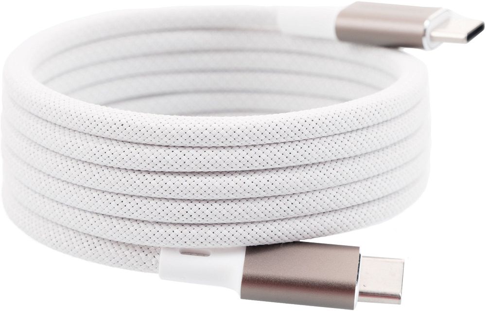 Кабель Magssory USB-C, 1.2 м, 60Вт титан
