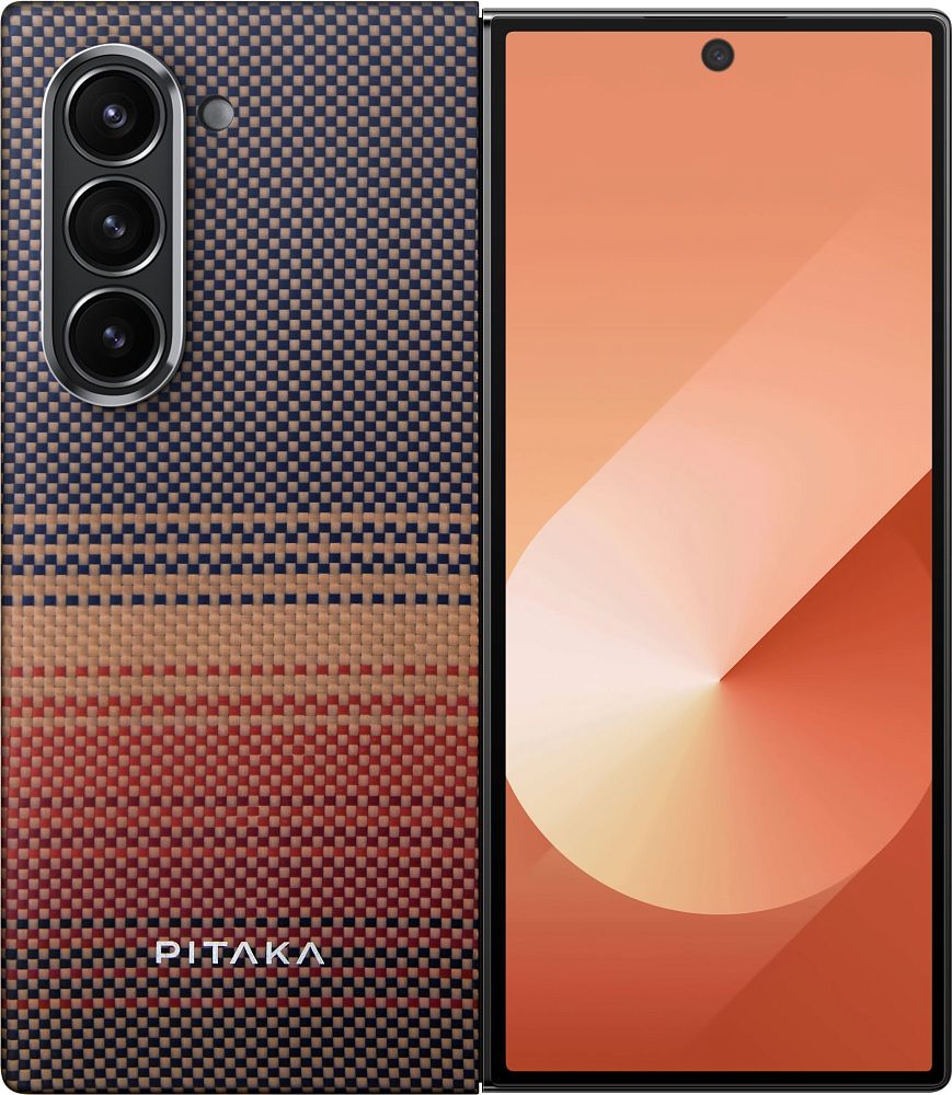 Чехол Pitaka Fusion Sunset MagEZ Case 5 для для Galaxy Z Fold6 коричневый