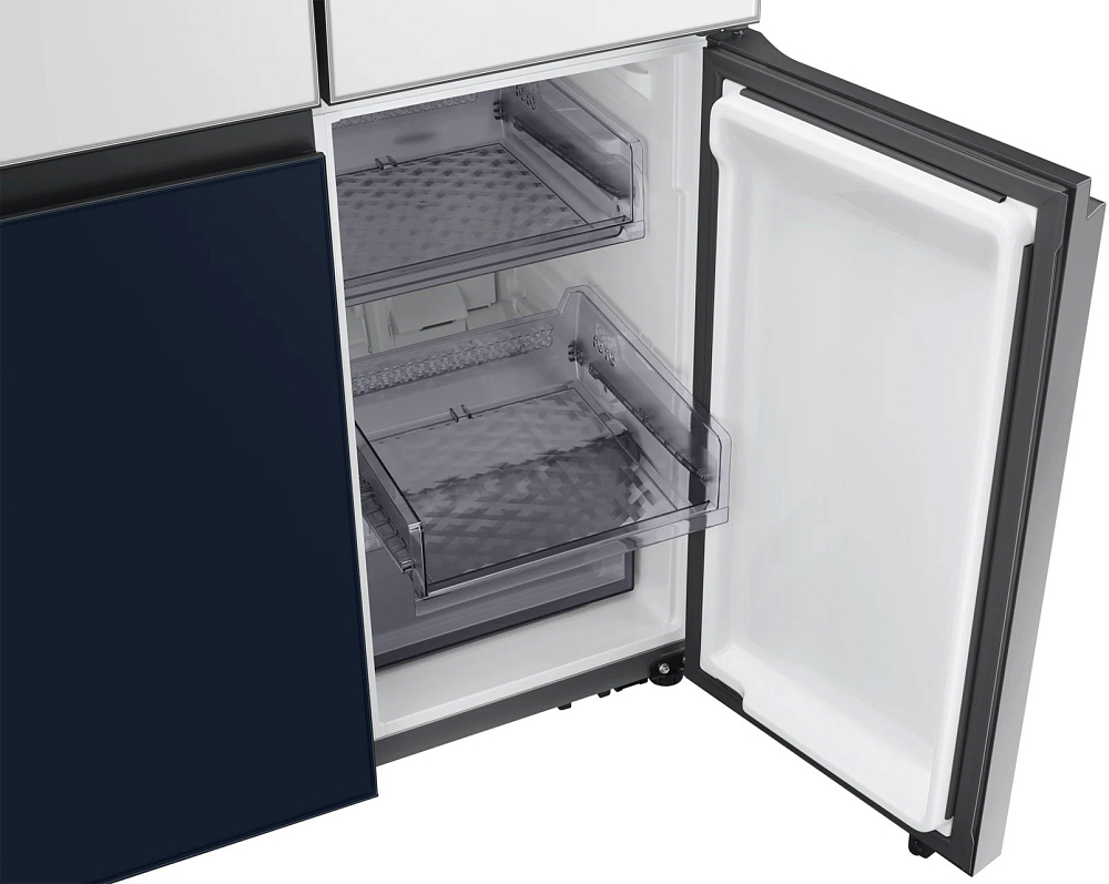 Холодильник Samsung Bespoke многодверный RF9000AC белый, темно-синий RF60A91R18A/WT RF60A91R18A/WT - фото 10