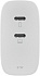 Сетевое зарядное устройство Native Union Fast GaN Charger 2USB-C, PD, 67 Вт белый Фото 3
