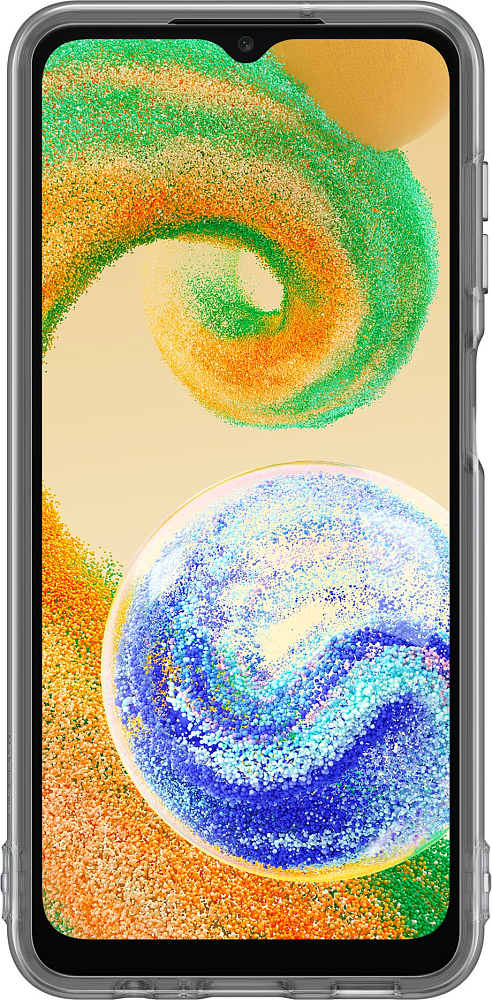 Чехол Samsung Soft Clear Cover для Galaxy A04s черный EF-QA047TBEGRU - фото 2