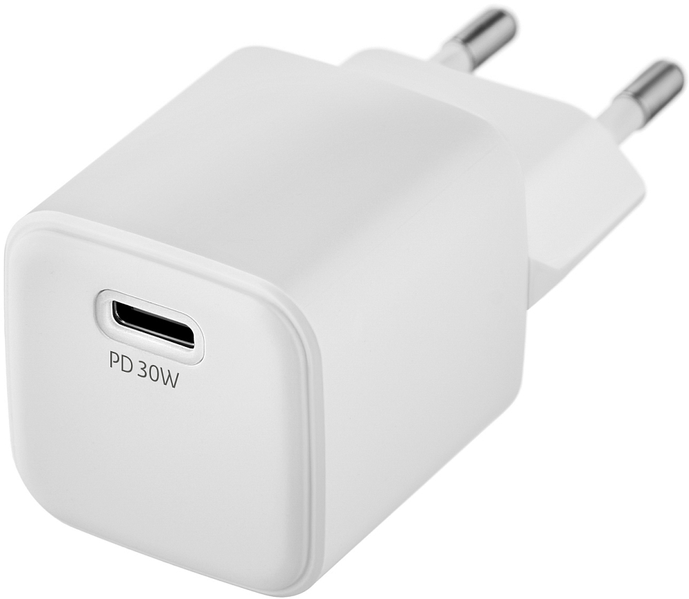 Сетевое зарядное устройство uBear Select Pro USB-C, PD, 30 Вт белый WC04WHPD30-C