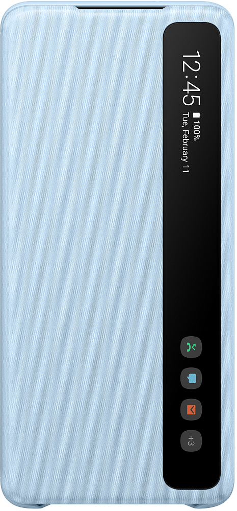 Чехол-книжка Samsung Clear View Cover для Galaxy S20+ голубой