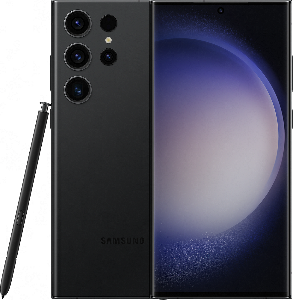 Смартфон Samsung Galaxy S23 Ultra 1 Тб черный фантом (SM-S918BZKWMEA) SM-S918B12001BLK2E1G Galaxy S23 Ultra 1 Тб черный фантом (SM-S918BZKWMEA) - фото 1