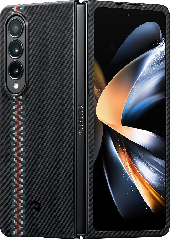 Чехол Pitaka Fusion Weaving Air Case для Galaxy Z Fold4, кевлар рапсодия