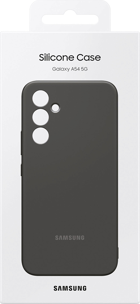 Чехол Samsung Silicone Case A54 черный EF-PA546TBEGRU - фото 7