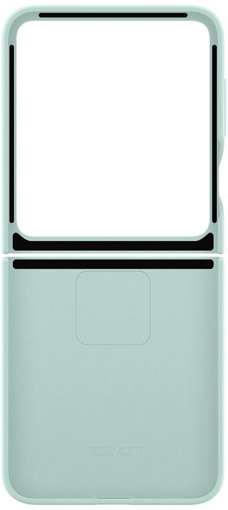 Чехол Samsung Чехол Samsung Silicone Case Z Flip6 Мятный фото 5