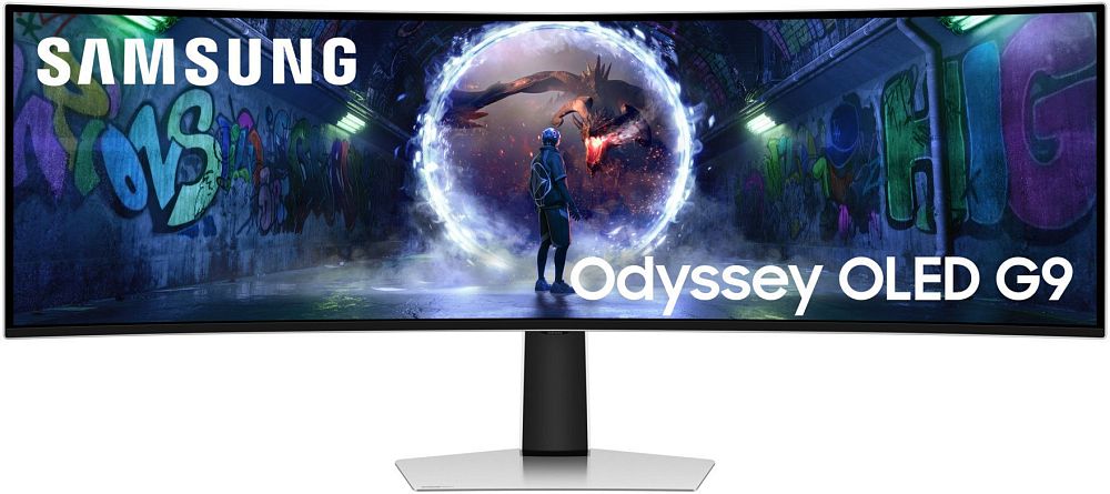 

Монитор Samsung 49” Odyssey OLED G9 G93SD DQHD, 240 Гц серебристый, 49” Odyssey OLED G9 G93SD DQHD, 240 Гц серебристый
