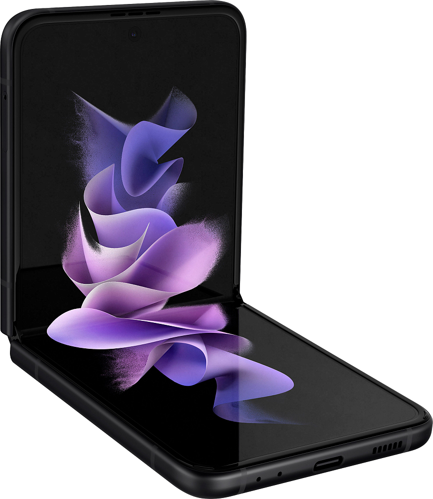 Смартфон Samsung Galaxy Z Flip3 5G 128 ГБ черный (SM-F711BZKASER) SM-F711BZKASER Galaxy Z Flip3 5G 128 ГБ черный (SM-F711BZKASER) - фото 2