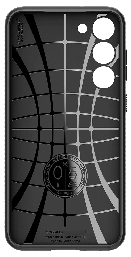 Чехол Spigen Luqiud Air Matte для Galaxy S23 черный ACS05712 - фото 5