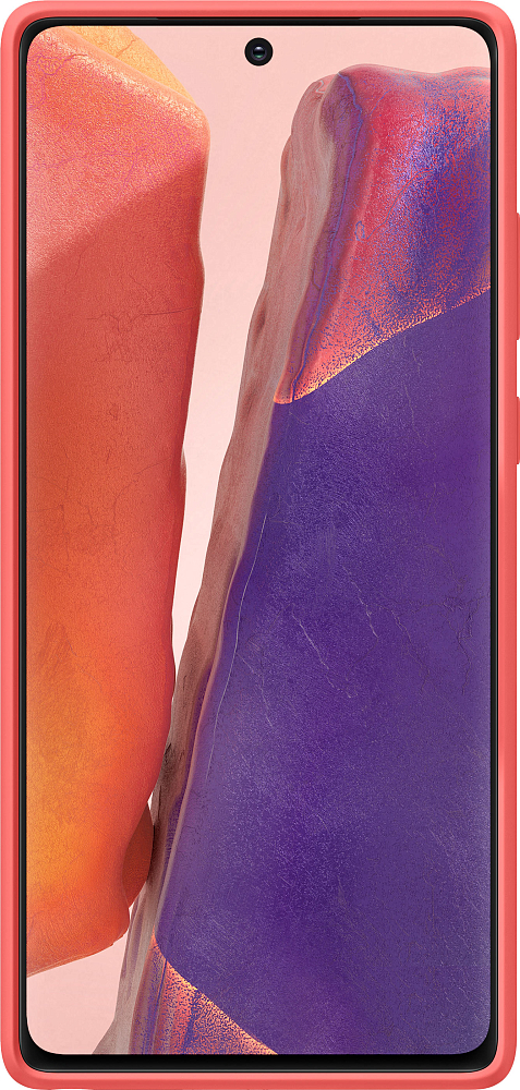 Чехол Samsung Kvadrat Cover для Galaxy Note20 красный EF-XN980FREGRU - фото 2