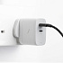 Сетевое зарядное устройство Native Union Fast GaN Charger 2USB-C, PD, 67 Вт белый Фото 6