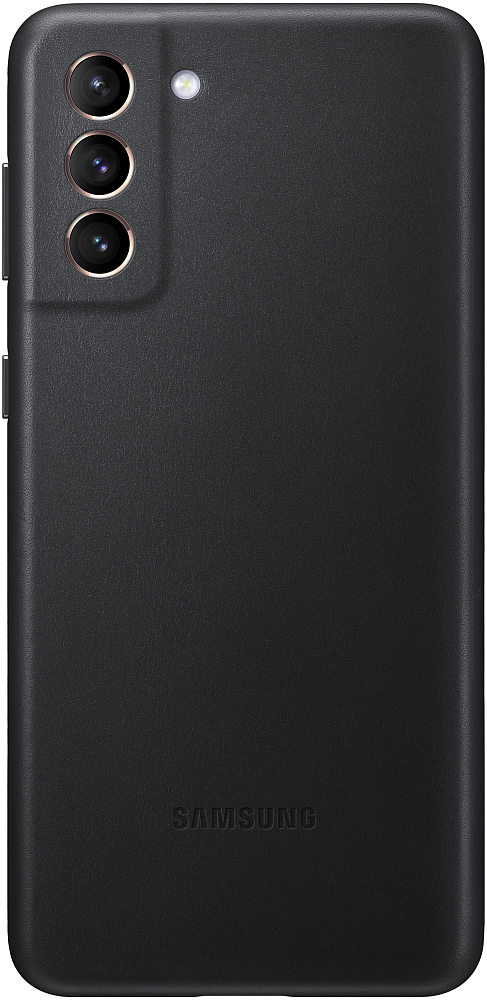 Чехол Samsung Leather Cover для Galaxy S21+ черный