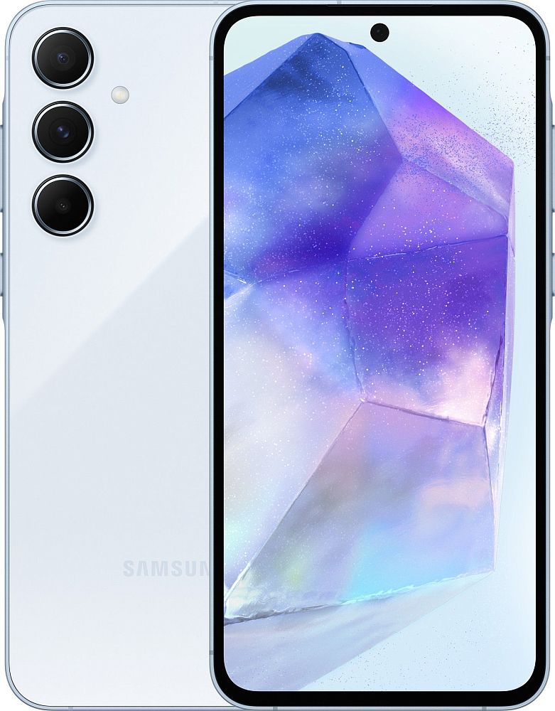 

Смартфон Samsung Galaxy A55 256 ГБ голубой, Galaxy A55 256 ГБ голубой