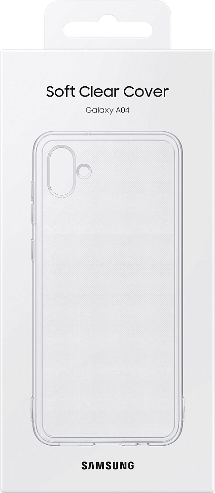 Чехол Samsung Soft Clear Cover для Galaxy A04 прозрачный EF-QA045TTEGRU - фото 6