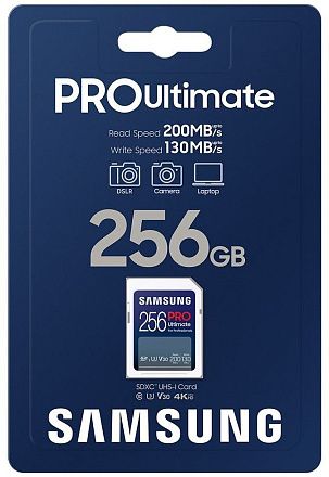 Карта памяти Samsung MicroSDXC 256 ГБ PRO Ultimate Фото 2