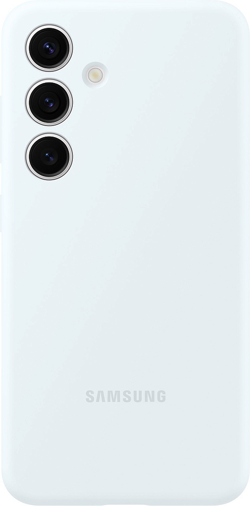 Чехол Samsung Silicone Case S24 белый EF-PS921TWEGRU - фото 1