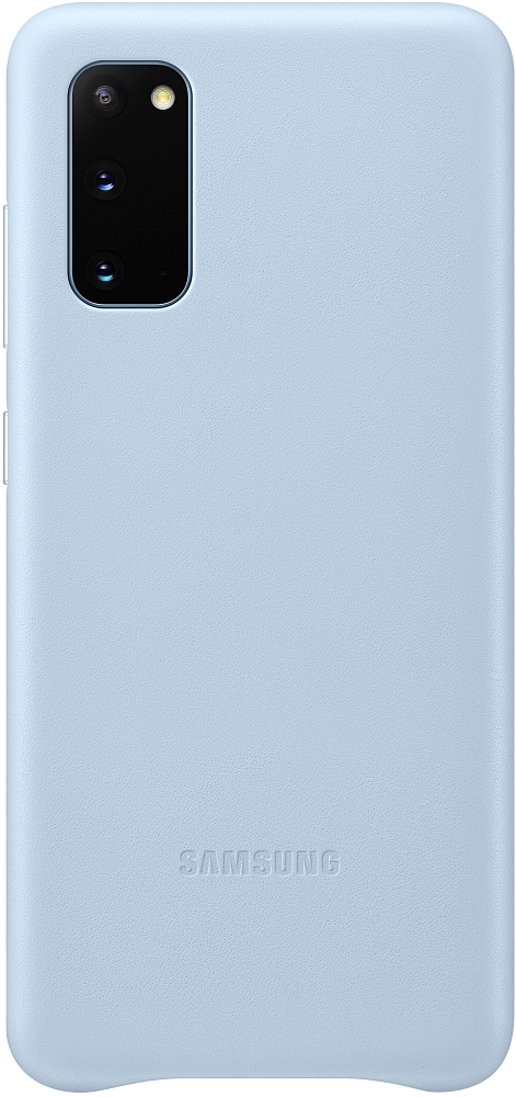Чехол Samsung Leather Cover Galaxy S20 голубой