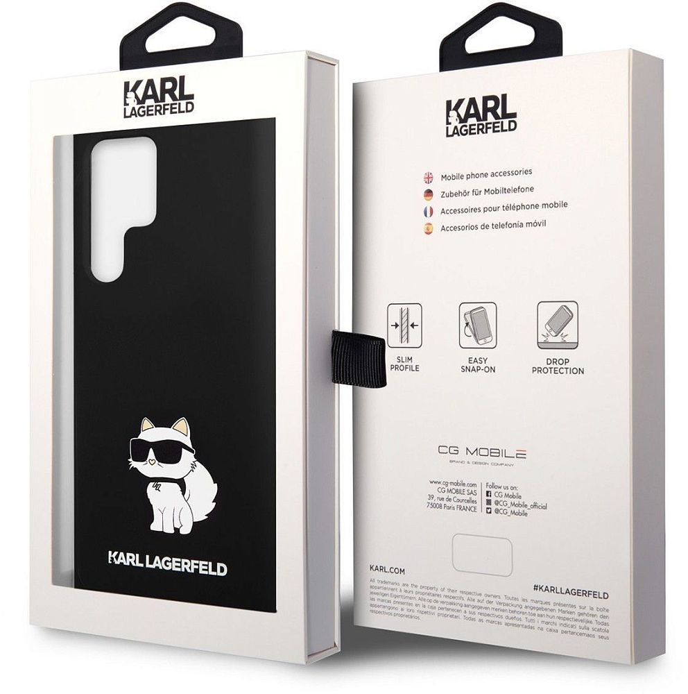 Чехол Karl Lagerfeld NFT Choupette для Galaxy S24 Ultra черный фото 5