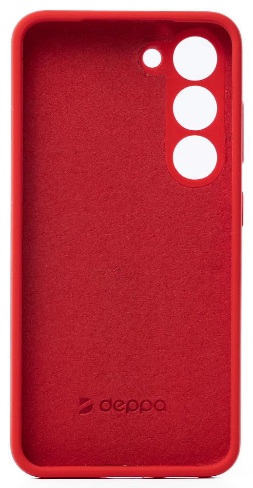 Чехол Deppa Liquid Silicone Pro для Galaxy S23 Красный 88374 - фото 2