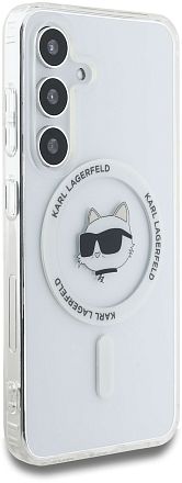 Чехол Karl Lagerfeld NFT Choupette MagSafe для Galaxy S25 прозрачный Фото 2