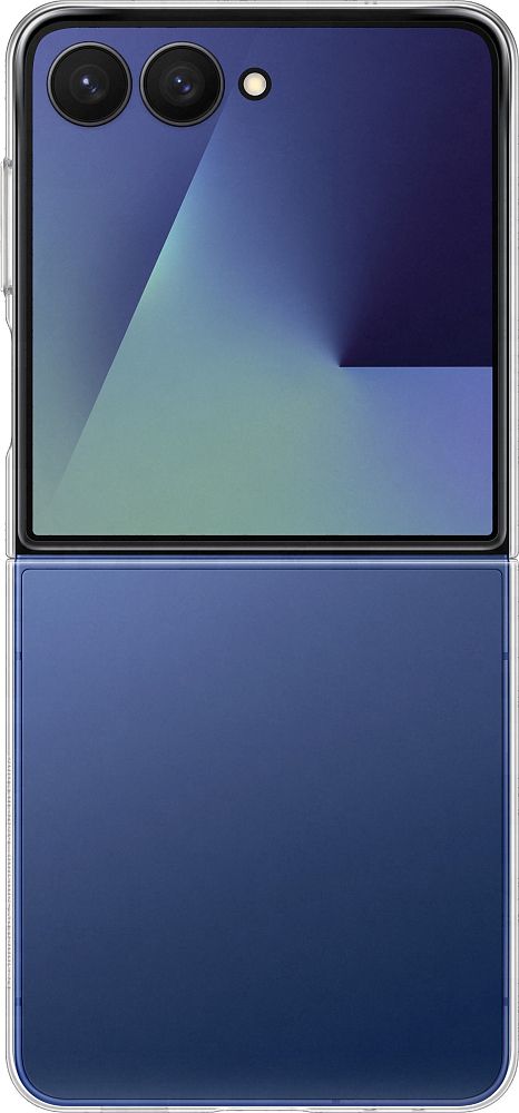 

Чехол Samsung Clear Case для Z Flip7 прозрачный, Clear Case для Z Flip7 прозрачный