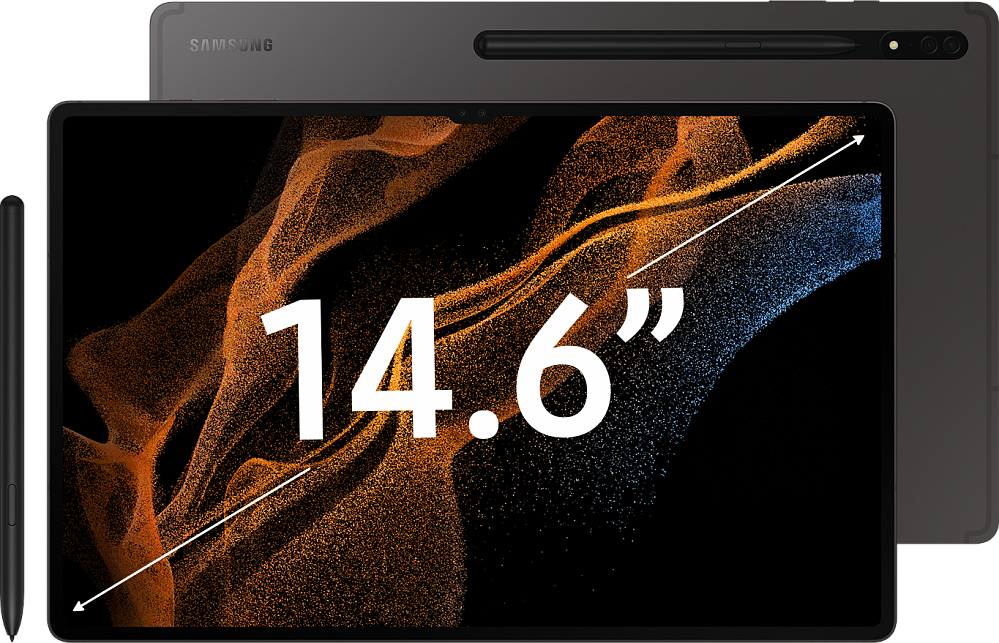 Планшет Samsung Планшет Samsung Galaxy Tab S8 Ultra 5G 128 Гб графит (SM-X906BZAACAU)