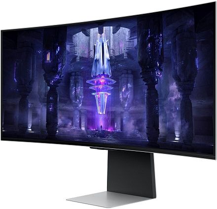 Монитор Samsung 34&quot; G8 OLED серебристый Фото 2