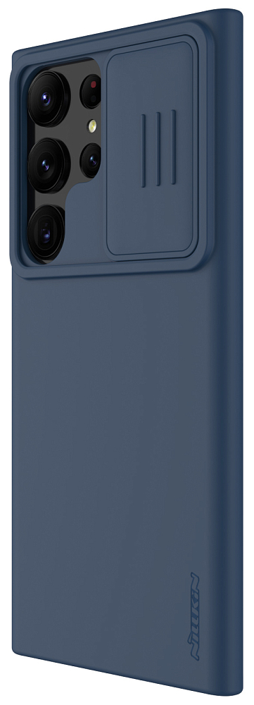 Чехол Nillkin CamShield Silky Silicone Elegant для Galaxy S23 Ultra голубой 6902048258396 - фото 4